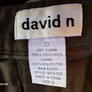 100% wool slacks. Size 12 petite